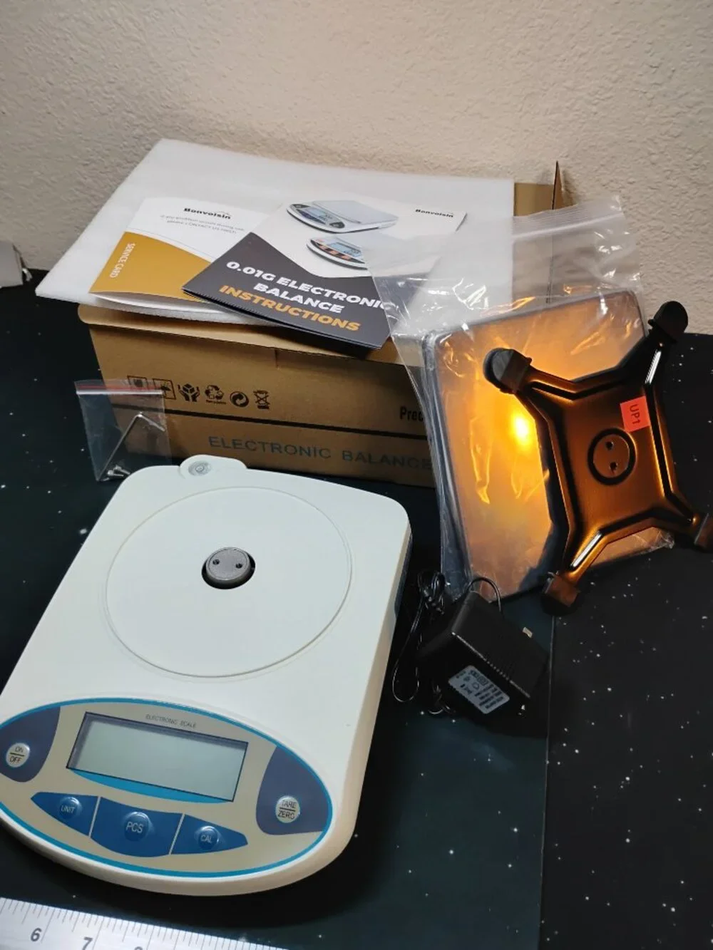 Bonvoisin 5000g x 0.01g Lab Scale High Precision Digital Electronic Balance